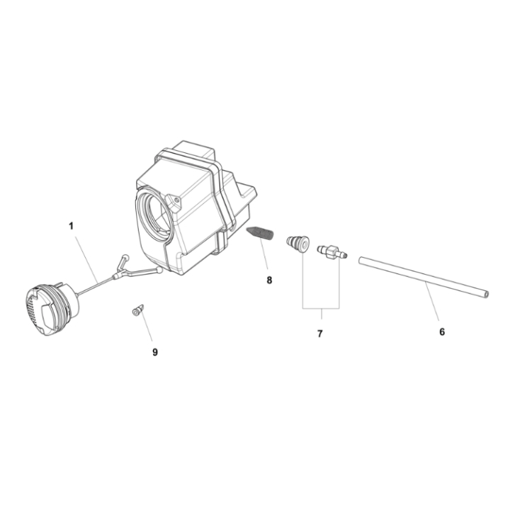 Parti di manutenzione del gruppo serbatoio 240I 5386310-01 nel gruppo I Pezzi Di Ricambio / Pezzi di ricambio Motoseghe / Pezzi di ricambio Husqvarna 240i presso GPLSHOP (5386310-01)