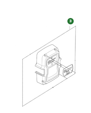 Coperchio Husqvarna B330X nel gruppo I Pezzi Di Ricambio / Pezzi di ricambio Batterie e Caricatori BLi / Pezzi di ricambio Husqvarna B330X presso GPLSHOP (5386546-01)