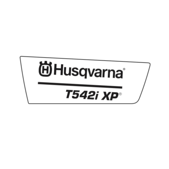 Decalcomania Prodotto T542Ixp Nota 5388371-02 nel gruppo I Pezzi Di Ricambio / Pezzi di ricambio Motoseghe / ➤Serie 500 / Pezzi di ricambio Husqvarna T542i XP presso GPLSHOP (5388371-02)