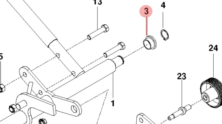 Cuscinetto, Flangia 5391128-95 nel gruppo  presso GPLSHOP (5391128-95)