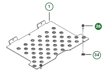 Blt 5/16-18 X 1 Terza Forma Zd 5391132-26 nel gruppo  presso GPLSHOP (5391132-26)