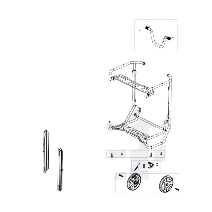 Telaio completo a 100 nel gruppo  presso GPLSHOP (5402308-01)