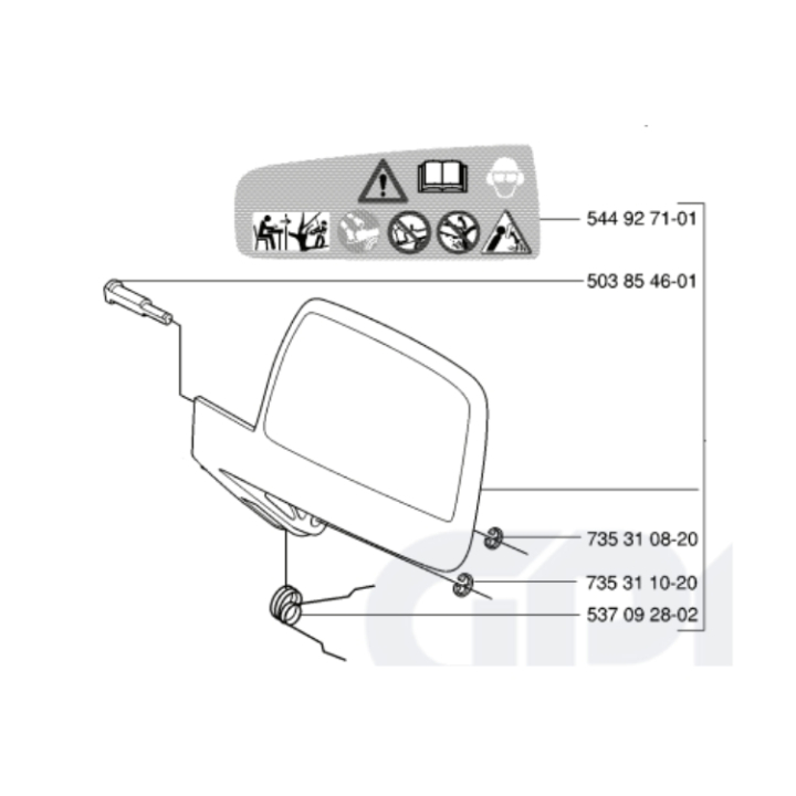 Protezione Da Lancio Kpl 5440136-03 nel gruppo  presso GPLSHOP (5440136-03)