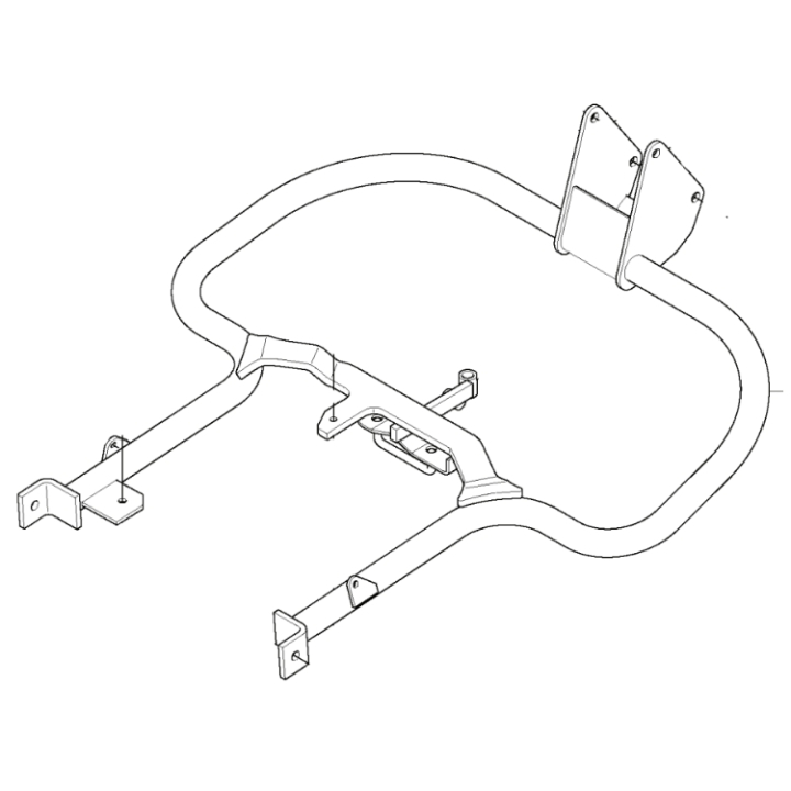 Telaio nel gruppo I Pezzi Di Ricambio / Pezzi di ricambio Rider / Pezzi di ricambio Husqvarna Rider 11C presso GPLSHOP (5440674-01)