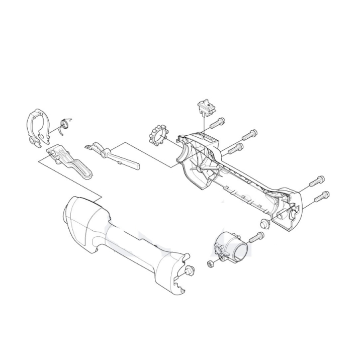 Manopola, Comando Acceleratore 5441436-03 nel gruppo I Pezzi Di Ricambio / Pezzi di ricambio Jonsered Decespugliatori / Pezzi di ricambio Jonsered GC2236 presso GPLSHOP (5441436-03)