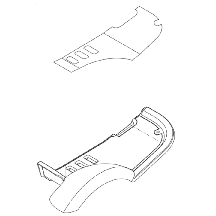 Pedana nel gruppo I Pezzi Di Ricambio / Pezzi di ricambio Rider / Pezzi di ricambio Husqvarna Rider 11C presso GPLSHOP (5448959-02)