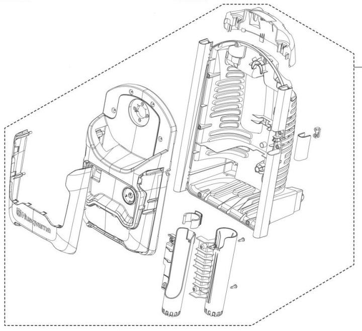 Kit copertura Pw 240 5460919-01 nel gruppo I Pezzi Di Ricambio / Pezzi di ricambio Idropulitrici / Pezzi di ricambio Husqvarna PW240 presso GPLSHOP (5460919-01)