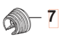 Stopper Tubo-Stop in tessuto morbido 5460924-01 nel gruppo I Pezzi Di Ricambio / Pezzi di ricambio Idropulitrici / Pezzi di ricambio Husqvarna PW240 presso GPLSHOP (5460924-01)