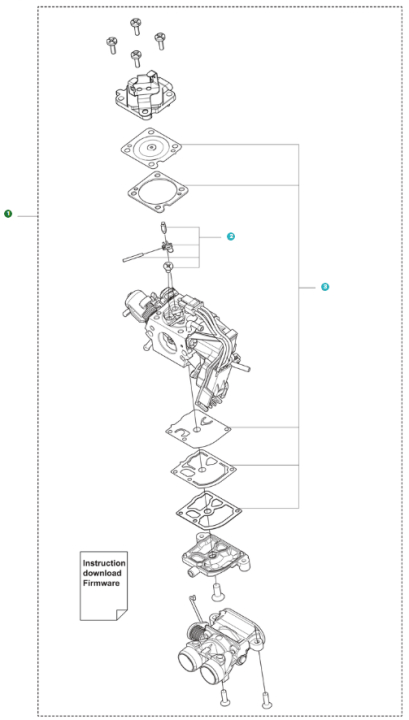 Kit carburatore 560/562Mkii 5461482-01 nel gruppo presso GPLSHOP (5461482-01)