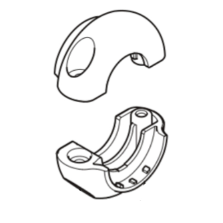 Tagliasiepi a palo con protezione per le mani nel gruppo I Pezzi Di Ricambio / Pezzi di ricambio Tagliasiepi / Pezzi di ricambio Husqvarna 525iHE3 presso GPLSHOP (5461922-01)