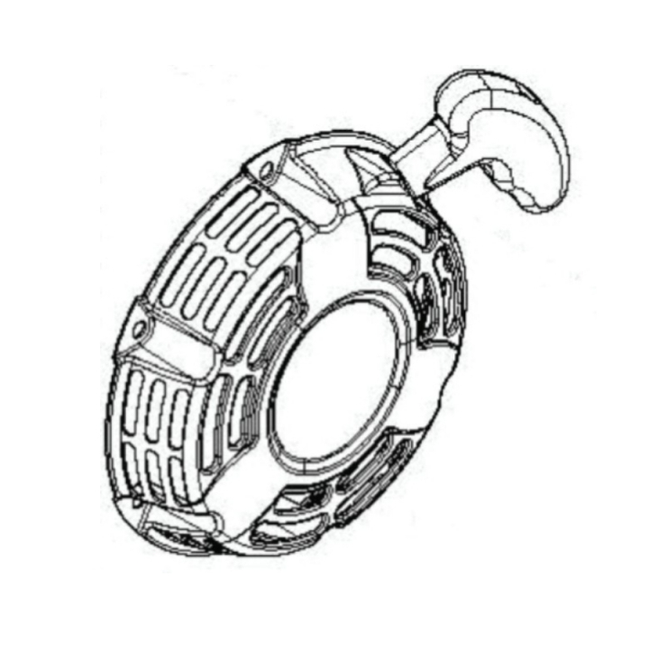 Avviamento a strappo 5465124-01 nel gruppo I Pezzi Di Ricambio / Ricambi per Motozappe Husqvarna / Pezzi di ricambio Husqvarna TF120 presso GPLSHOP (5465124-01)