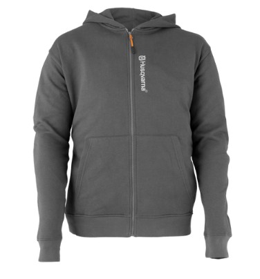 Husqvarna Hoodie Nero/Grigio scuro, M nel gruppo Prodotti per lavori forestali e giardinaggio Husqvarna / Husqvarna Accessori per la protezione personale / Abbigliamento da lavoro / Accesori presso GPLSHOP (5471588-50)