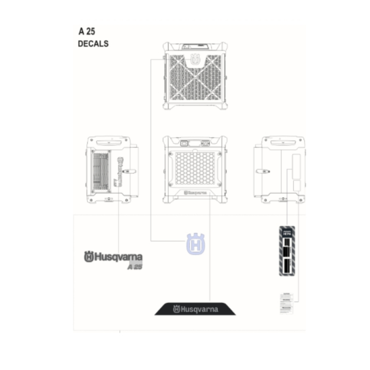 Kit adesivi A25 EU/ROW nel gruppo presso GPLSHOP (5478508-01)