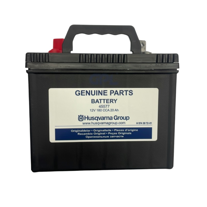 Batteria nel gruppo I Pezzi Di Ricambio / Ricambi per Trattorini Rasaerba McCulloch / Pezzi di ricambio McCulloch M125-97FH presso GPLSHOP (5478537-01)