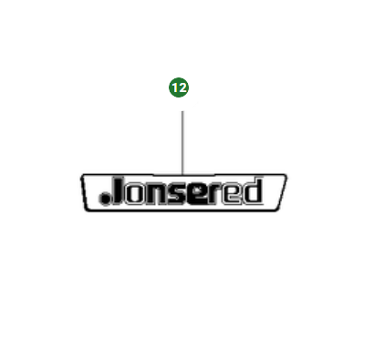 Decal nel gruppo I Pezzi Di Ricambio / Pezzi di ricambio Jonsered Rider / Pezzi di ricambio Jonsered FR 2216 MA presso GPLSHOP (5742105-01)