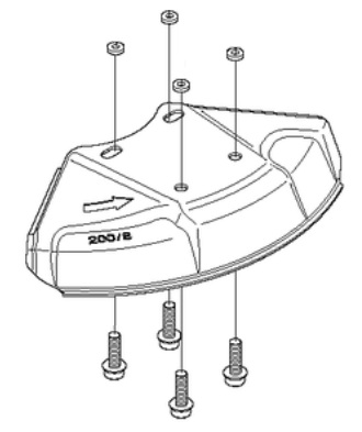 Gruppo protezione lama Torx 5745326-02 nel gruppo I Pezzi Di Ricambio / Pezzi di ricambio Decespugliatori / Pezzi di ricambio Husqvarna 535iFR presso GPLSHOP (5745326-02)