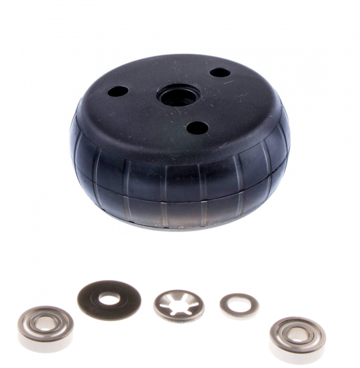 Complete Ruota (1 pcs) 220 AC, 230 ACX, Solar H/Gardena R160. 2009 - nel gruppo I Pezzi Di Ricambio Robot Tagliaerba / Ruote e pneumatici Husqvarna Automower® / Ruota anteriore presso GPLSHOP (5752317-01-2)