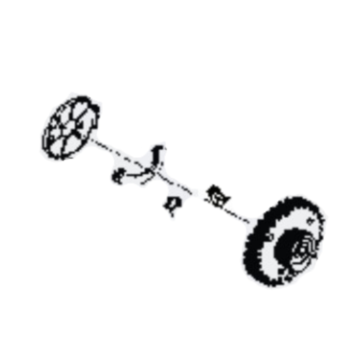 Albero A Camme, Kpl 5752431-01 nel gruppo I Pezzi Di Ricambio / Pezzi di ricambio Partner Decespugliatori / Pezzi di ricambio Partner BC435L presso GPLSHOP (5752431-01)