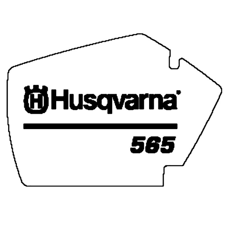 Decal 5753964-03 nel gruppo I Pezzi Di Ricambio / Pezzi di ricambio Motoseghe / Pezzi di ricambio Husqvarna 565 presso GPLSHOP (5753964-03)