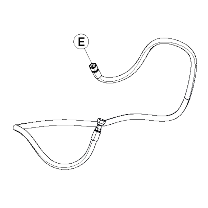 Tubo Idraulico 3/8 Sollevamento Un 5758754-02 nel gruppo  presso GPLSHOP (5758754-02)