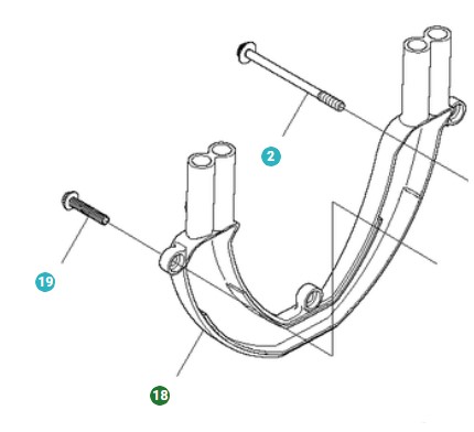 Abitazione 5765845-01 nel gruppo I Pezzi Di Ricambio / Pezzi di ricambio Soffiatori / Pezzi di ricambio Husqvarna 580BTS presso GPLSHOP (5765845-01)