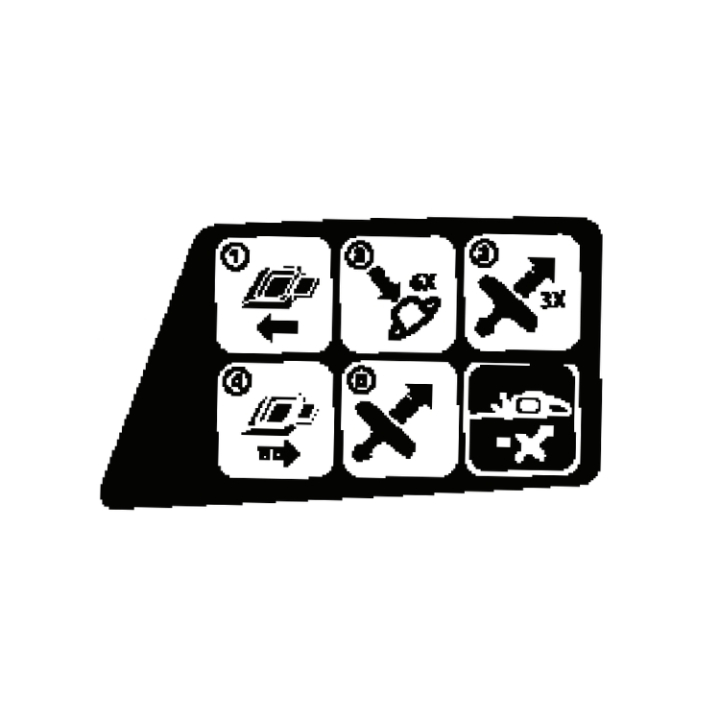 Decal nel gruppo I Pezzi Di Ricambio / Pezzi di ricambio Tagliasiepi / Pezzi di ricambio Husqvarna 322HD60 presso GPLSHOP (5766456-01)