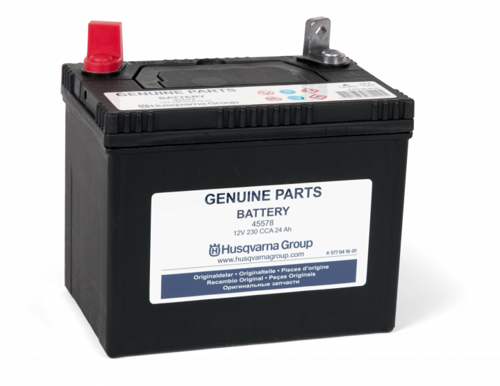 Batteria 12V 24Ah nel gruppo I Pezzi Di Ricambio / Pezzi di ricambio Jonsered Rider / Pezzi di ricambio Jonsered FR 2216 MA 4x4 presso GPLSHOP (5770416-01)