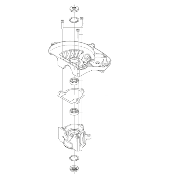Carter motore nel gruppo I Pezzi Di Ricambio / Pezzi di ricambio Tagliasiepi / Pezzi di ricambio Husqvarna 322HD60 presso GPLSHOP (5776699-02)