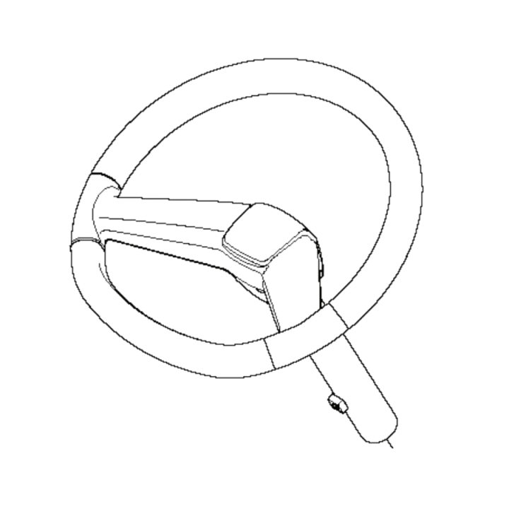 Volante completo, nero, lungo nel gruppo I Pezzi Di Ricambio / Pezzi di ricambio Jonsered Rider / Pezzi di ricambio Jonsered FR 2216 MA 4x4 presso GPLSHOP (5779604-03)
