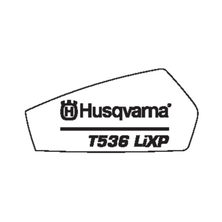 Decal 5782290-01 nel gruppo I Pezzi Di Ricambio / Pezzi di ricambio Motoseghe / ➤Serie 500 / Pezzi di ricambio Husqvarna T536Li XP presso GPLSHOP (5782290-01)