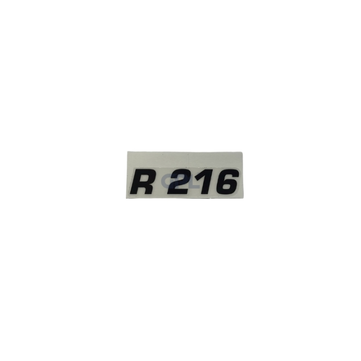 Decalcomania R216 nel gruppo I Pezzi Di Ricambio / Pezzi di ricambio Rider / Pezzi di ricambio Husqvarna Rider 216 presso GPLSHOP (5783645-02)