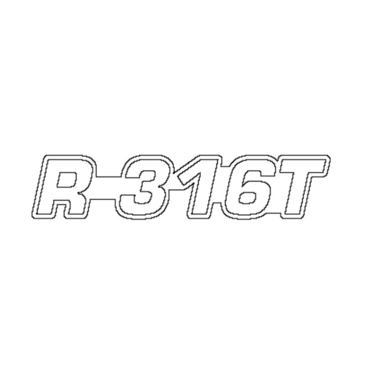 Decalcomania nel gruppo I Pezzi Di Ricambio / Pezzi di ricambio Rider / Pezzi di ricambio Husqvarna Rider 316T presso GPLSHOP (5783645-07)