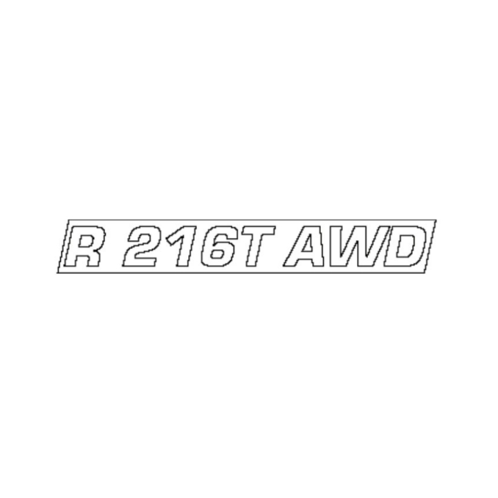 Decalcofano motore R216T Awd nel gruppo  presso GPLSHOP (5783645-18)