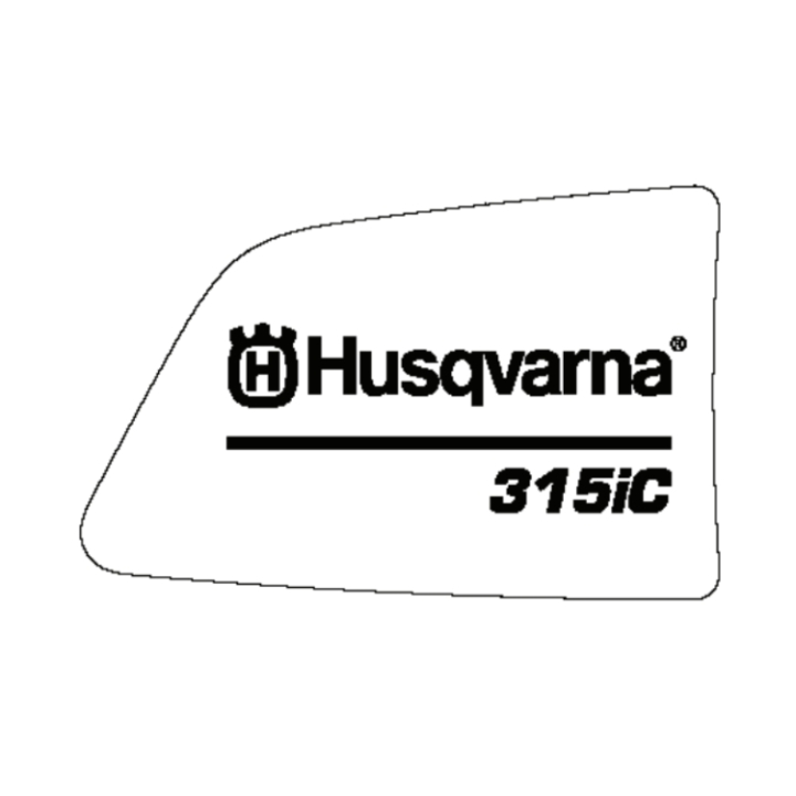 Prodotto decalcomania 315Ic nel gruppo I Pezzi Di Ricambio / Pezzi di ricambio Decespugliatori / Pezzi di ricambio Husqvarna 315iC presso GPLSHOP (5790062-11)