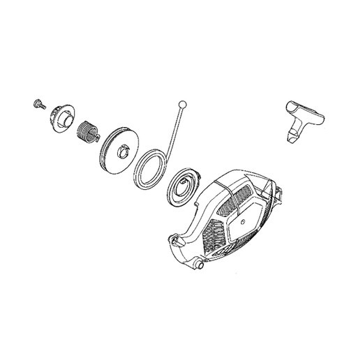 Dispositivo Di Lancio Husqvarna 439 nel gruppo I Pezzi Di Ricambio / Pezzi di ricambio Motoseghe / Pezzi di ricambio Husqvarna 439 presso GPLSHOP (5793098-01)