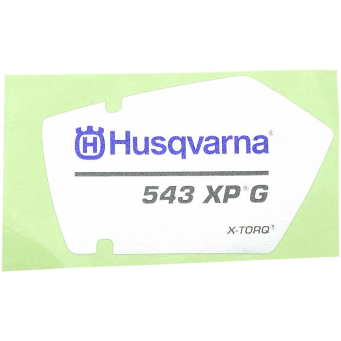 Decal 5795287-01 nel gruppo I Pezzi Di Ricambio / Pezzi di ricambio Motoseghe / Pezzi di ricambio Husqvarna 543XP/G presso GPLSHOP (5795287-01)