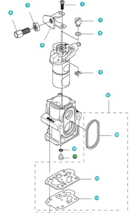 Ugello 5796053-01 nel gruppo presso GPLSHOP (5796053-01)