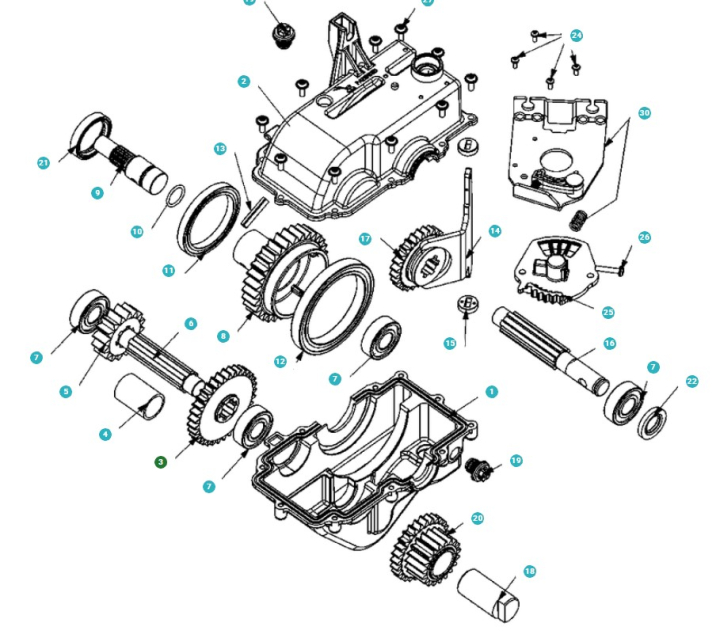 Ingranaggio 5803167-01 nel gruppo presso GPLSHOP (5803167-01)