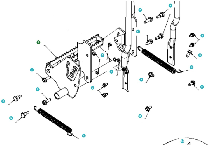 Piastra Del Piede 5807903-01 nel gruppo presso GPLSHOP (5807903-01)