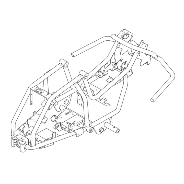Telaio nel gruppo I Pezzi Di Ricambio / Pezzi di ricambio Rider / Pezzi di ricambio Husqvarna Rider 115B presso GPLSHOP (5812741-01)