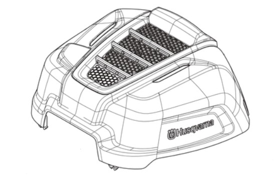 COVER CMPL ENGINE HOOD HUSQVARNA nel gruppo I Pezzi Di Ricambio / Pezzi di ricambio Gräsklippare / Pezzi di ricambio Husqvarna Rider / Pezzi di ricambio Rider 112C5 presso GPLSHOP (5816138-02)