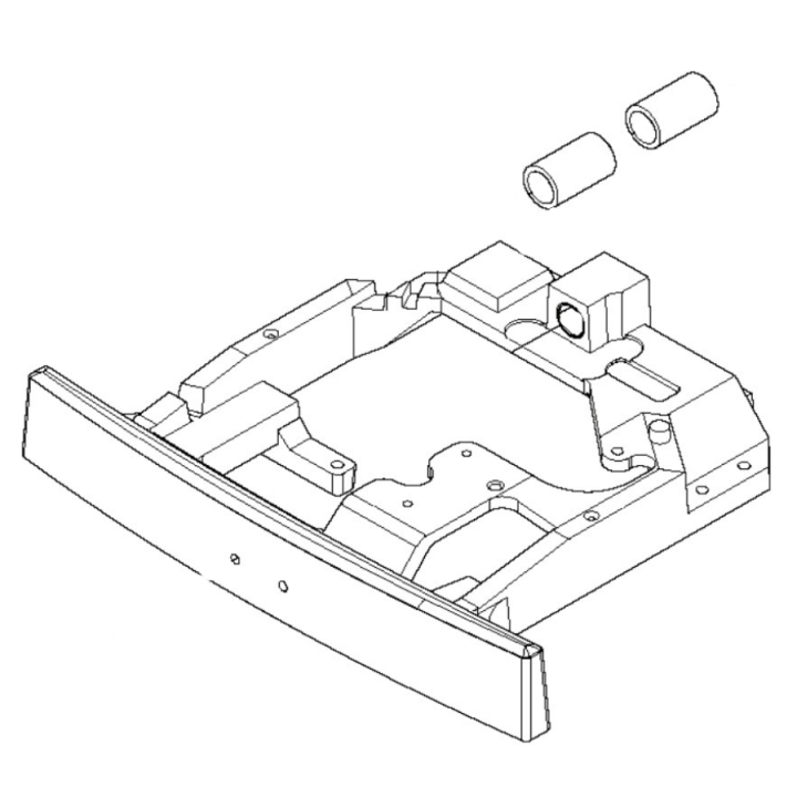 Gruppo staffa K46 nel gruppo I Pezzi Di Ricambio / Pezzi di ricambio Rider / Pezzi di ricambio Husqvarna Rider 316TXs AWD presso GPLSHOP (5822446-01)