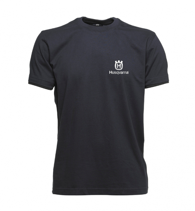 Husqvarna T-Shirt - Small logo XXXL nel gruppo Prodotti per lavori forestali e giardinaggio Husqvarna / Husqvarna Accessori per la protezione personale / Abbigliamento da lavoro / Accesori presso GPLSHOP (5823248-06)