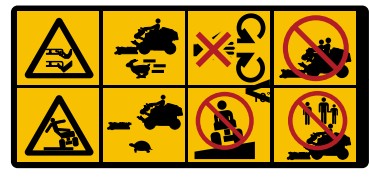 Adesivi di avviamento/avvertenza P525D e P520 nel gruppo  presso GPLSHOP (5825700-05)