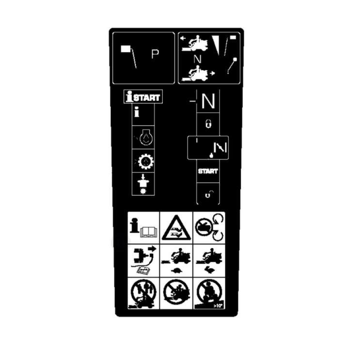 Adesivi Avviso/Avvio P524 5825700-06 nel gruppo  presso GPLSHOP (5825700-06)