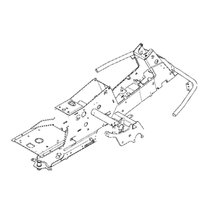 Telaio nel gruppo I Pezzi Di Ricambio / Pezzi di ricambio Rider / Pezzi di ricambio Husqvarna Rider 316TXs AWD presso GPLSHOP (5827582-02)