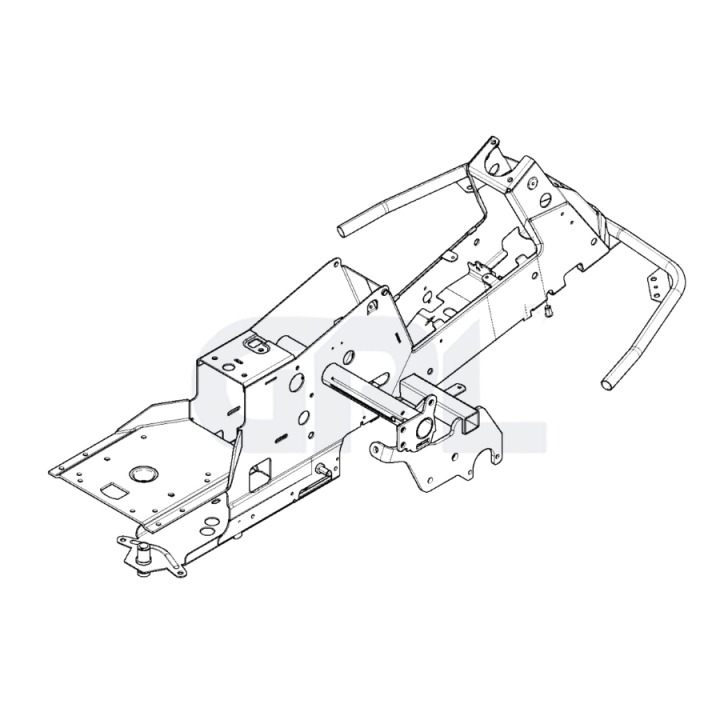 Telaio AWD Nero nel gruppo I Pezzi Di Ricambio / Pezzi di ricambio Jonsered Rider / Pezzi di ricambio Jonsered FR 2216 MA 4x4 presso GPLSHOP (5827582-03)