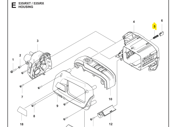 Piuma 5854800-01 nel gruppo I Pezzi Di Ricambio / Pezzi di ricambio Soffiatori / Pezzi di ricambio Husqvarna 525iB Mark II presso GPLSHOP (5854800-01)