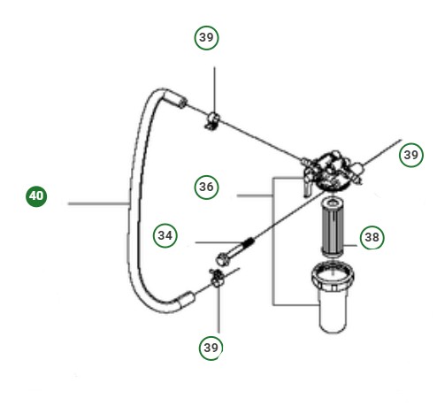 Tubo flessibile del carburante 450 nel gruppo presso GPLSHOP (5855105-04)
