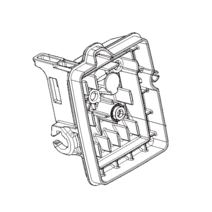 Supporto filtro aria nel gruppo I Pezzi Di Ricambio / Pezzi di ricambio Soffiatori / Pezzi di ricambio Husqvarna 525BX presso GPLSHOP (5856044-01)
